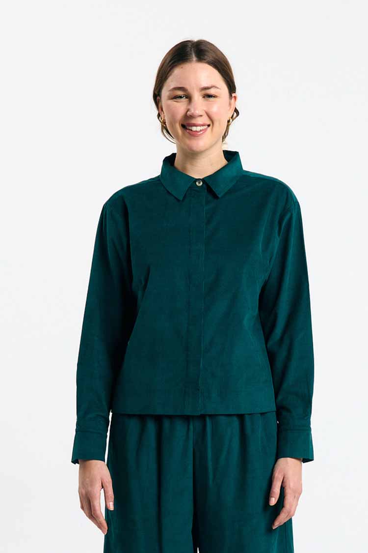 Suite13lab Vila Shirt Deep Green