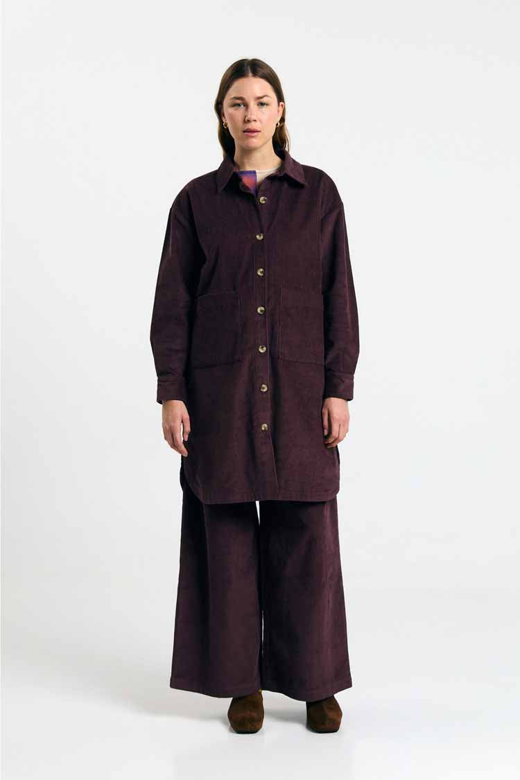 Suite13Lab Seia Overshirt Cord Brown