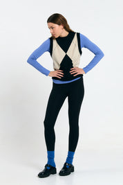 Suite13Lab Relvas vest Argyle black