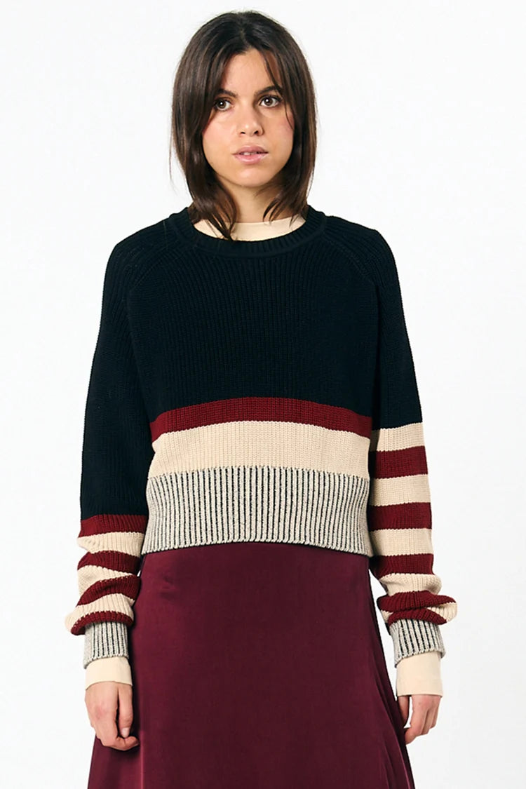 Suite13Lab Nelas Jumper Stripes Black