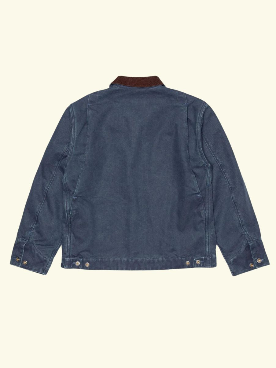 Nudie Jeans Blake Zip Jacket Canvas Blue