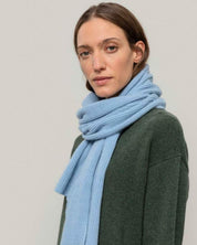 Rifo - Federico Recycled Cashmere Scarf - Dusty Blue