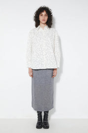 Rita Row - Brit Shirt Flowers - White