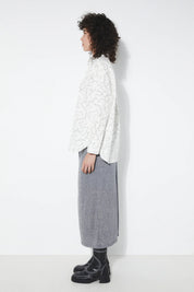 Rita Row - Brit Shirt Flowers - White