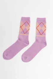 Suite13Lab Argyle Socks Wool Lilac
