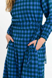 Suite13Lab Ota Dress Check Blue