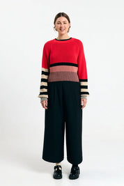 Suite13Lab Nelas Jumper Stripes Red