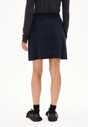 Armed Angels - Darlaa Check Skirt - Night Sky Steel Melange