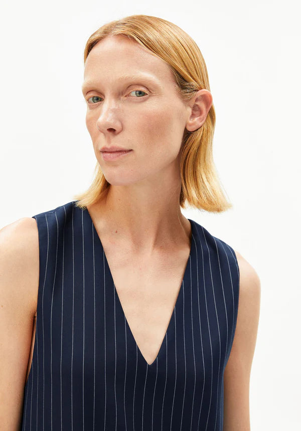 Armedangels - PINSTRIPE PINAAFO DRESS  TENCEL™ Lyocell blend