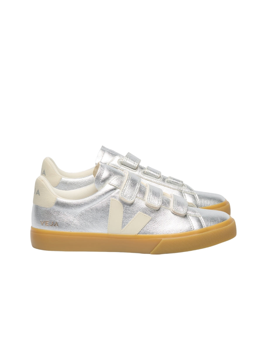 Veja Recife Leather Silver Pierre