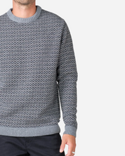 Klitmøller Collective - Asger Knit - Light grey / black / taupe