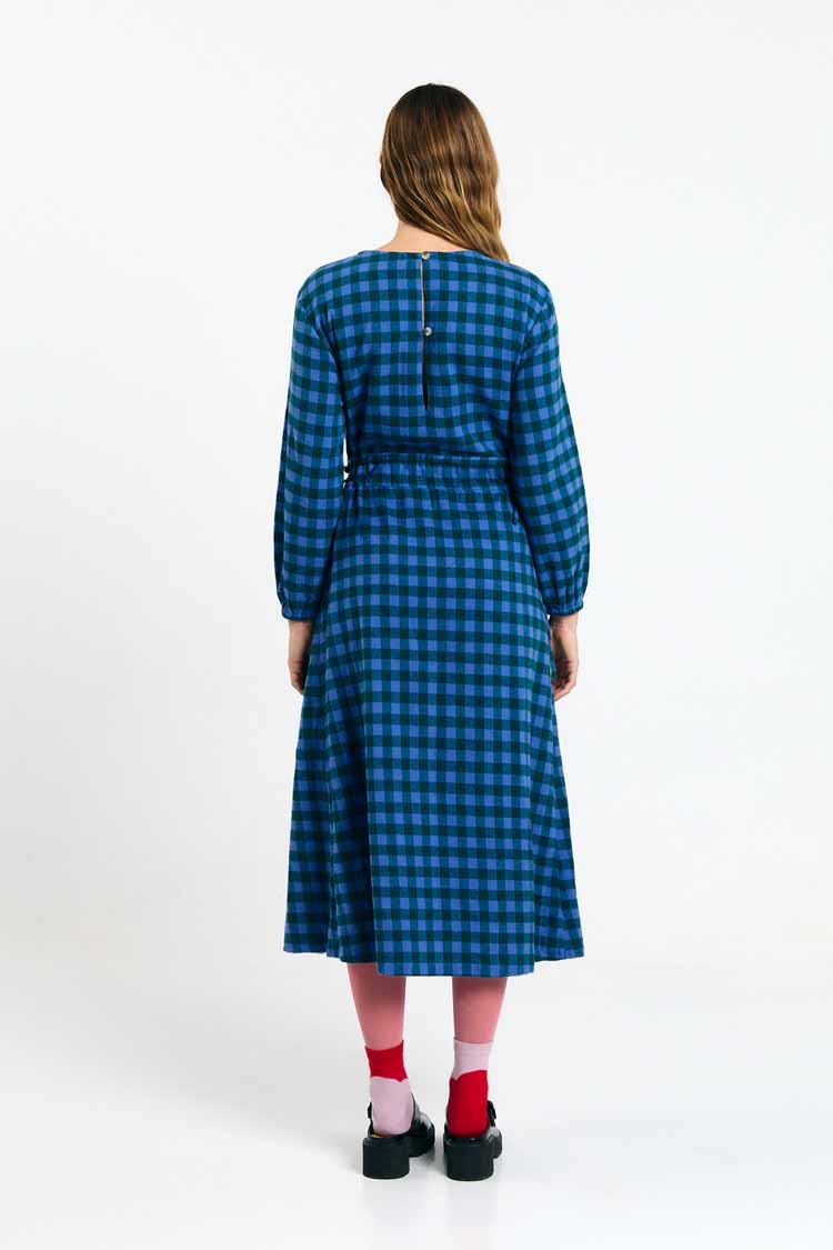 Suite13Lab Ota Dress Check Blue