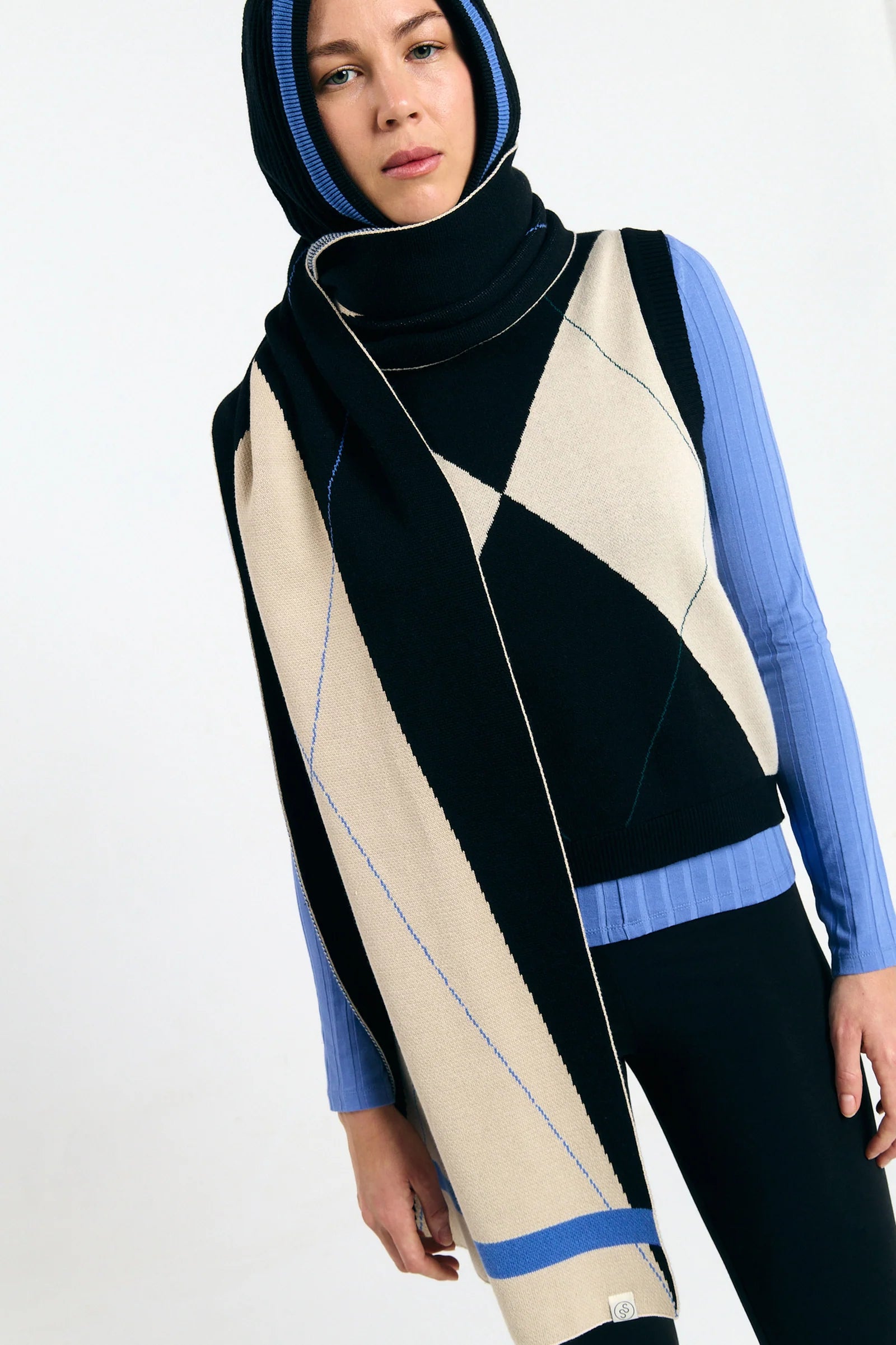 Suite13Lab Relvas vest Argyle black