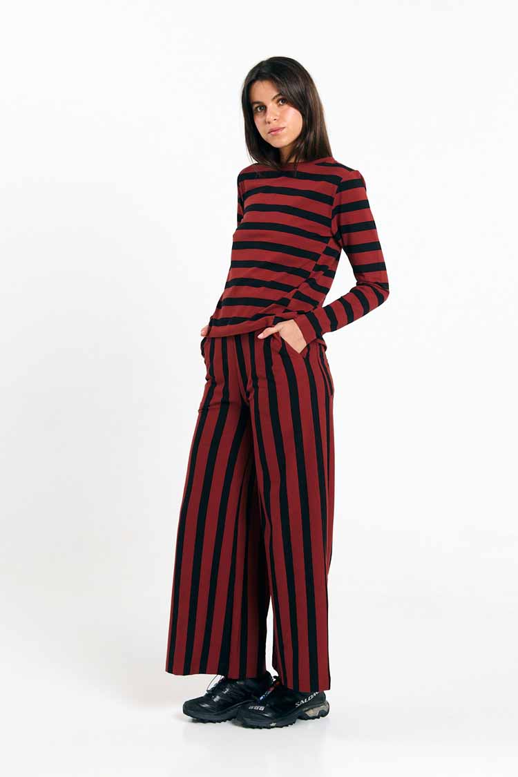suite13Lab Palau Pants Stripes Brick