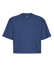 Colorful Standard Organic Boxy Crop Tee Marine Blue