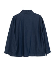 Serendipity - Loose Jacket - Dark Denim