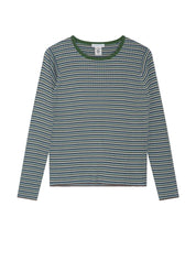 Serendipity Ribstrik Bluse Myrtle Stripe