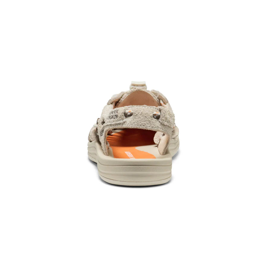 keen - UNEEK Leather Henrik Vibskov Sneaker Sandal - Tangerine Cream