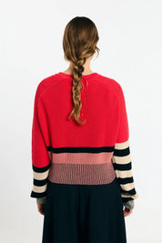 Suite13Lab Nelas Jumper Stripes Red