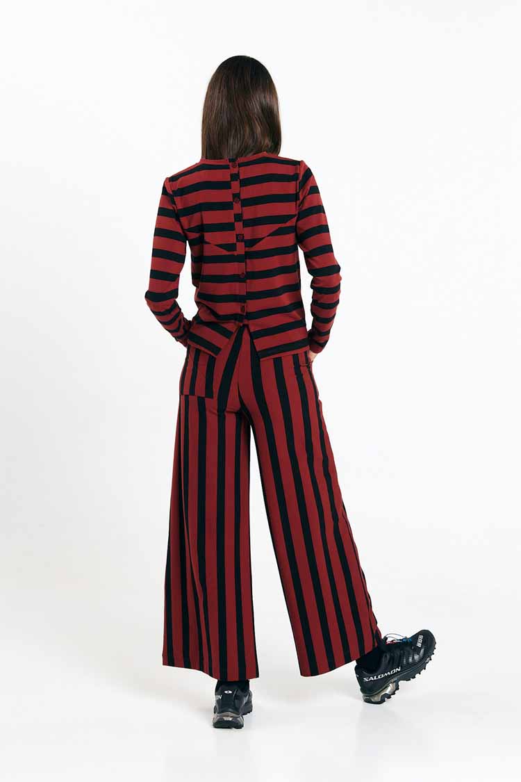suite13Lab Palau Pants Stripes Brick