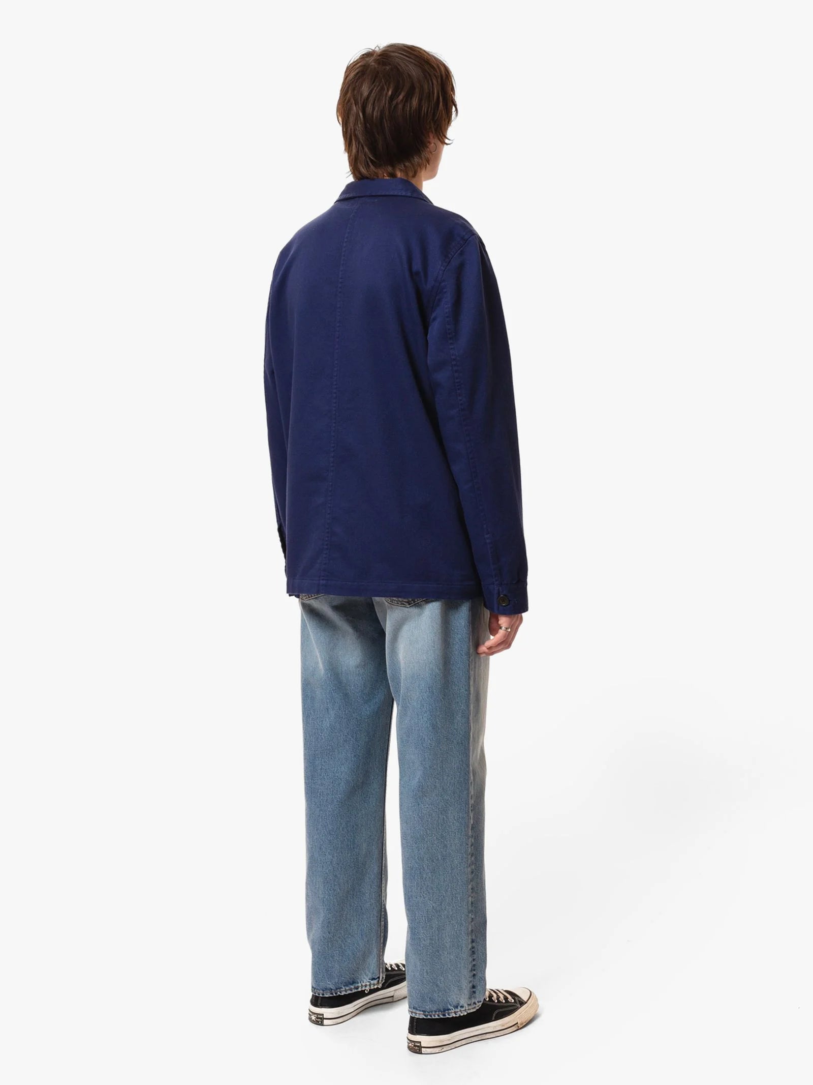 Nudie Jeans Barney Worker Jacket Mid Blue