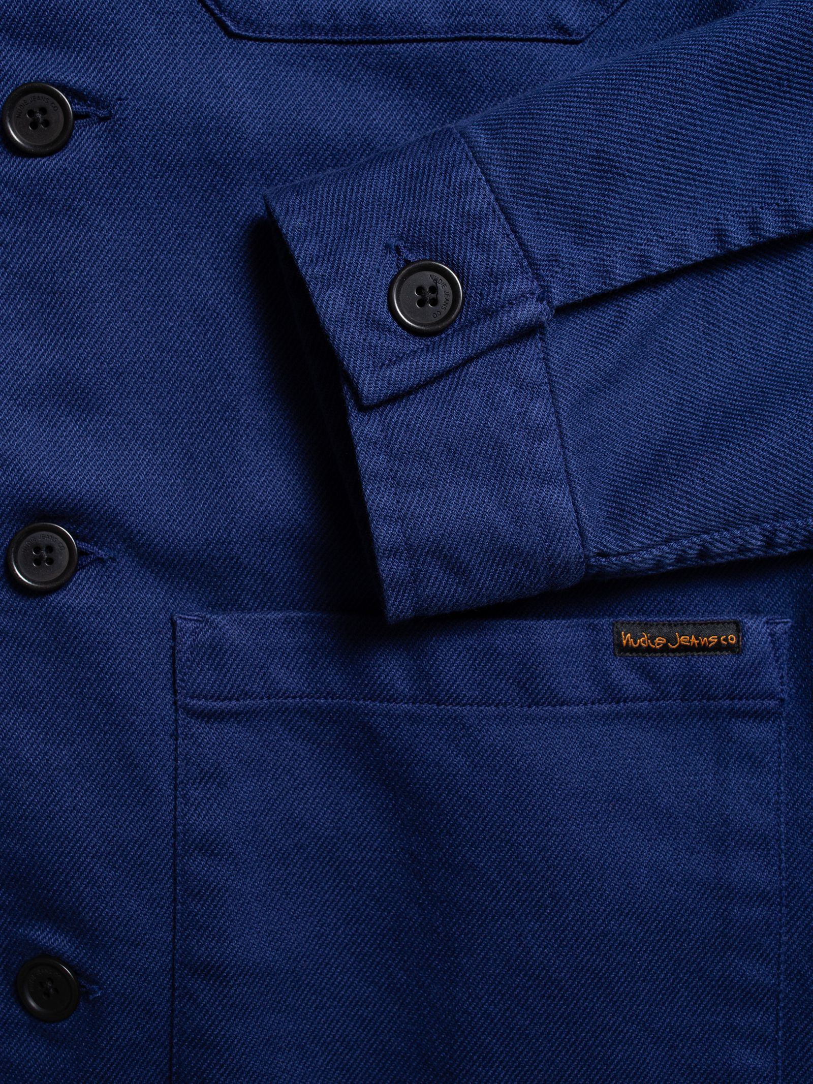 Nudie Jeans Barney Worker Jacket Mid Blue
