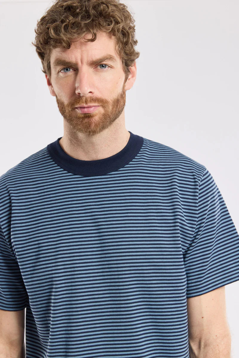 Armor Lux - Heritage Striped T-shirt - Marine Deep/Bluefin