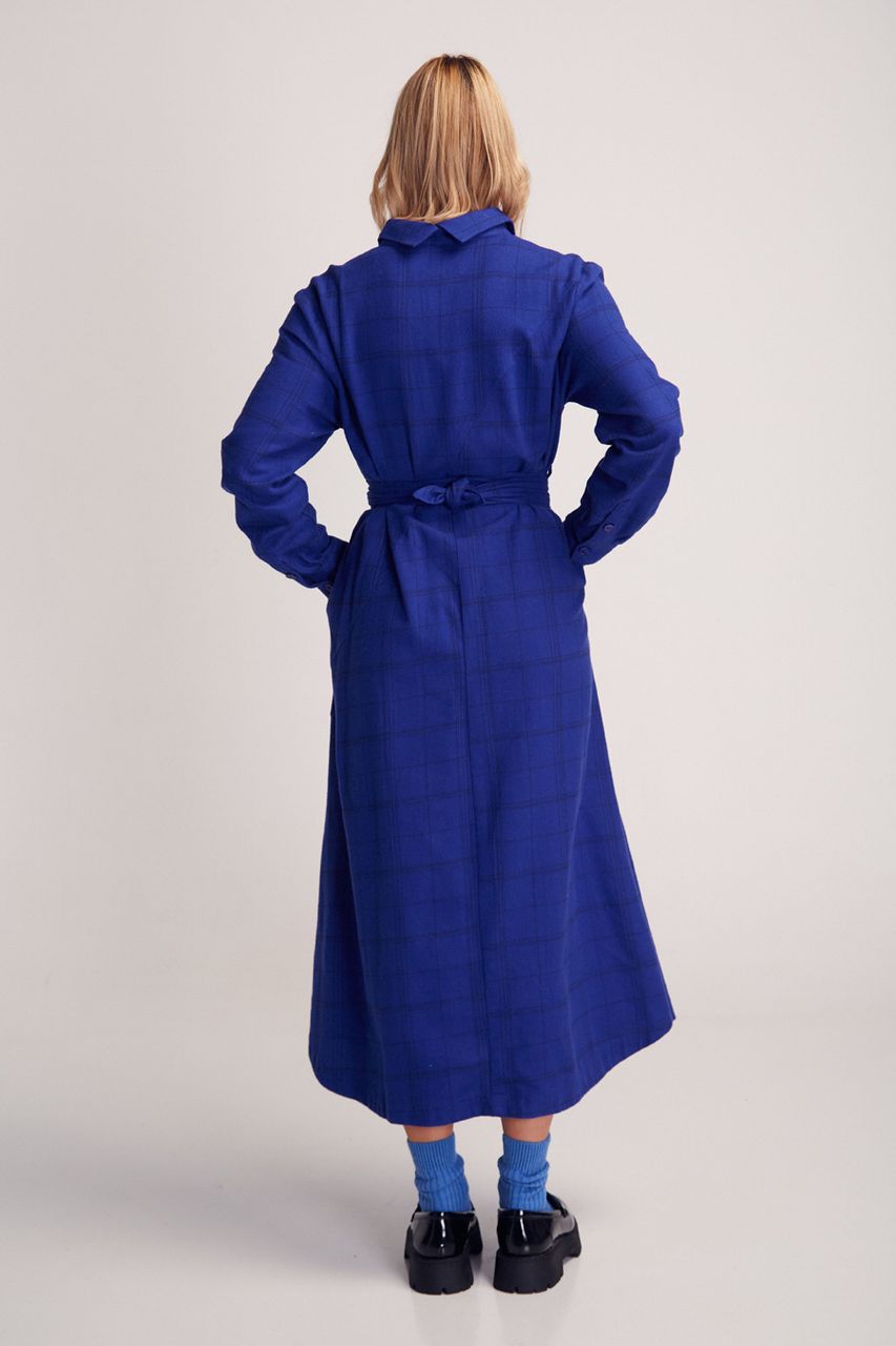 Suite13lab OFRE DRESS check blue