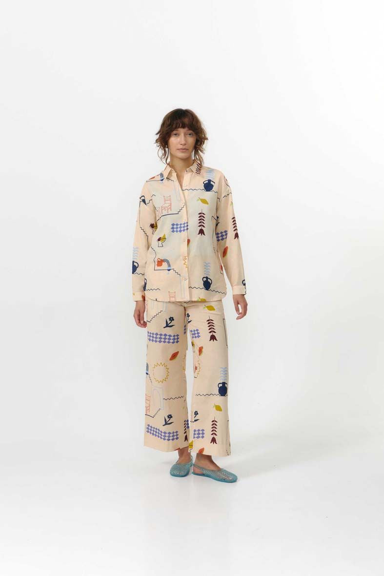 Suite13Lab ULLA PANTS PRINT HOLIDAY