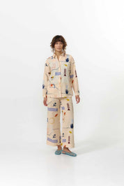 Suite13Lab ULLA PANTS PRINT HOLIDAY