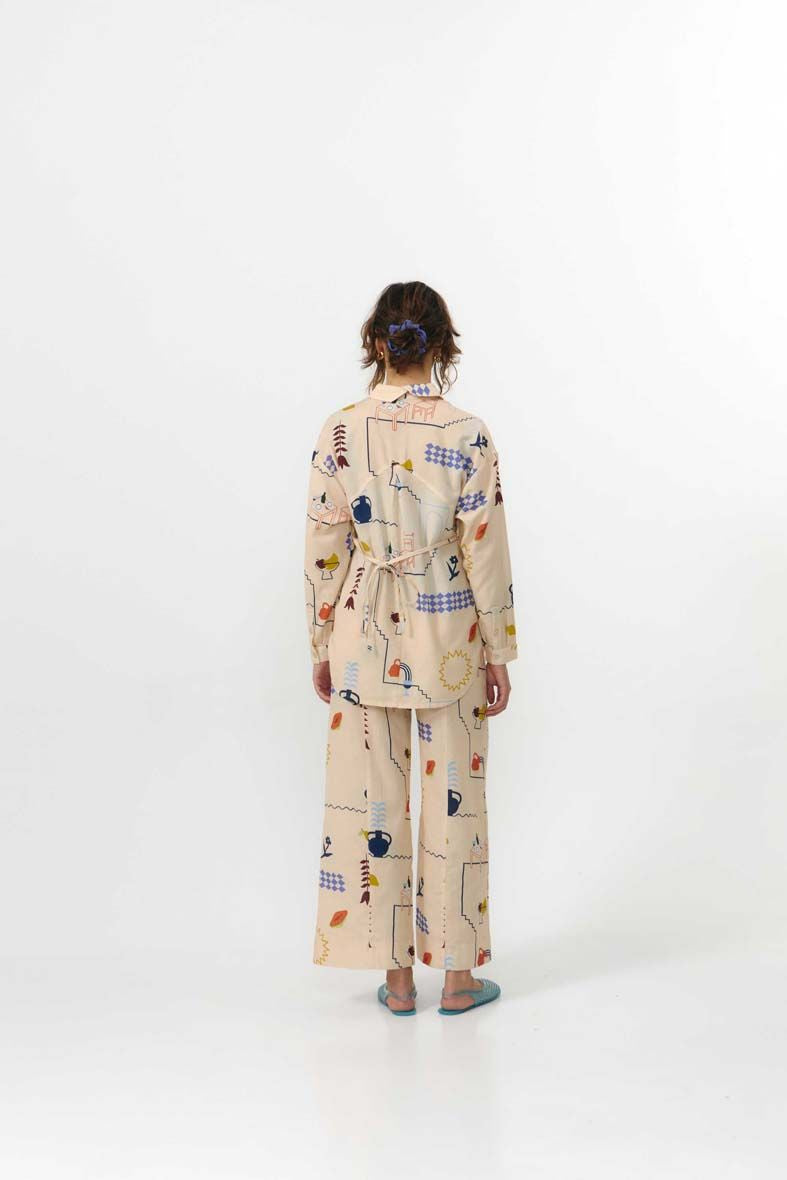 Suite13Lab ULLA PANTS PRINT HOLIDAY