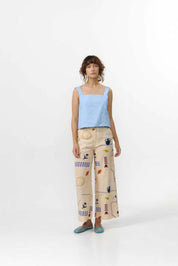 Suite13Lab ULLA PANTS PRINT HOLIDAY