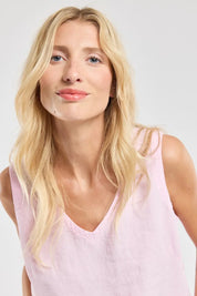 Armor Lux Vest top Linen Blue Saphir Lyseblå