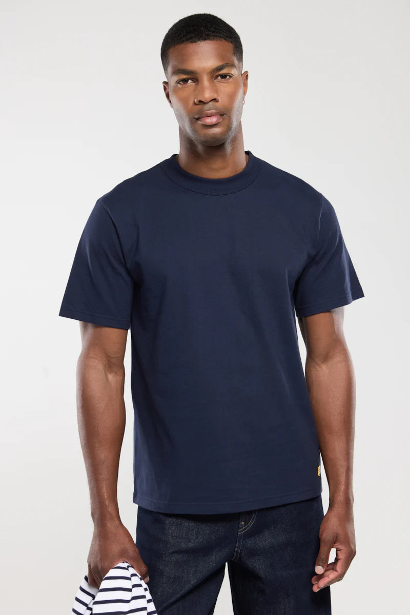 Armor Lux - Plain T-shirt - organic cotton - Navire - Navy