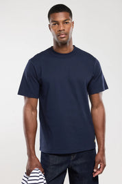 Armor Lux - Plain T-shirt - organic cotton - Navire - Navy