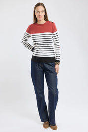Armor Lux Fisherman's jumper with elbow patches - wool