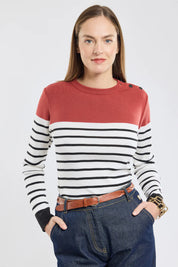 Armor Lux Fisherman's jumper with elbow patches - wool