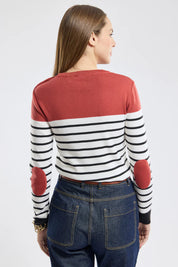 Armor Lux Fisherman's jumper with elbow patches - wool