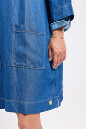 Armor Lux - Heritage denim dress - lyocell and linen