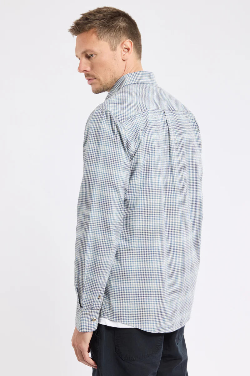 Armor Lux - Straight cut shirt - cotton and linen