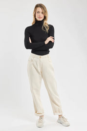 Armor Lux - Uld Silke Turtleneck - Black