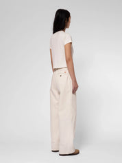 Nudie Jeans Suki Workwear Sailor Pants Ecru