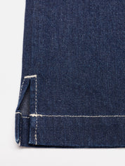 Nudie Jeans Lina Painter Denim Shirt Dark Blue