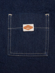 Nudie Jeans Lina Painter Denim Shirt Dark Blue