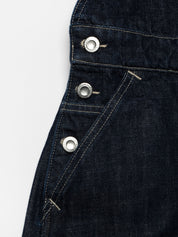 Nudie Jeans Malwa Workwear Denim Dress Dark Blue