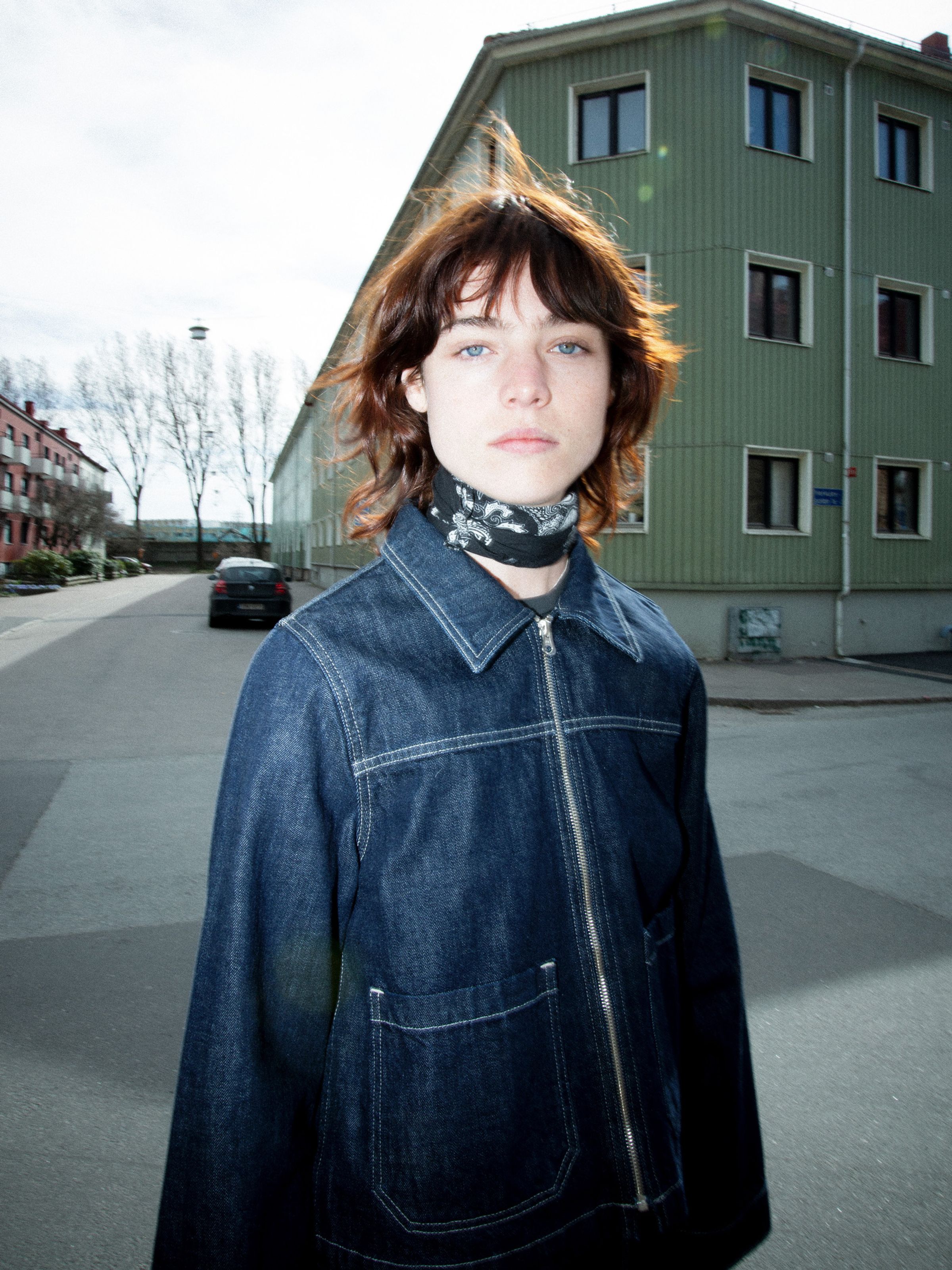 Nudie Jeans Anja Workwear Denim Jacket – Dark Blue