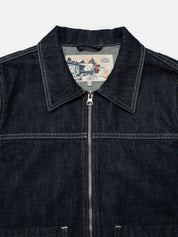 Nudie Jeans Anja Workwear Denim Jacket – Dark Blue