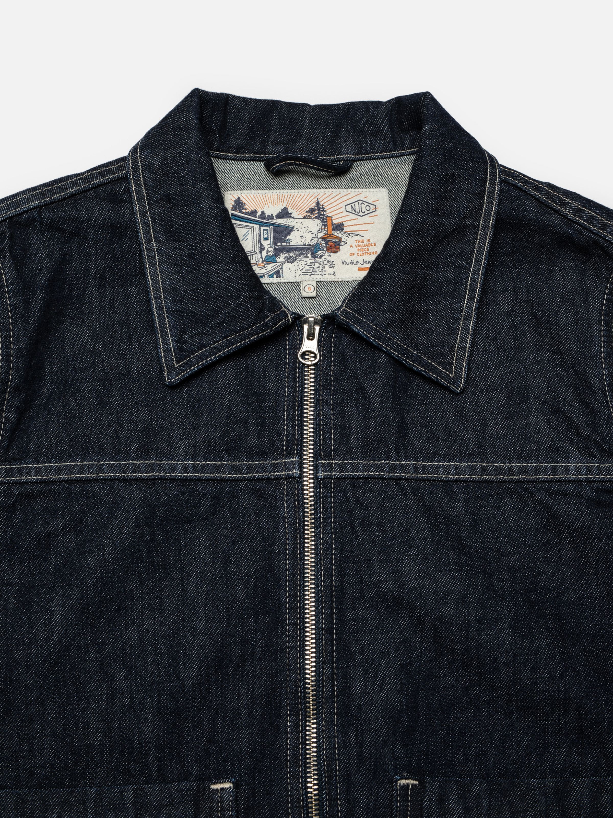 Nudie Jeans Anja Workwear Denim Jacket – Dark Blue