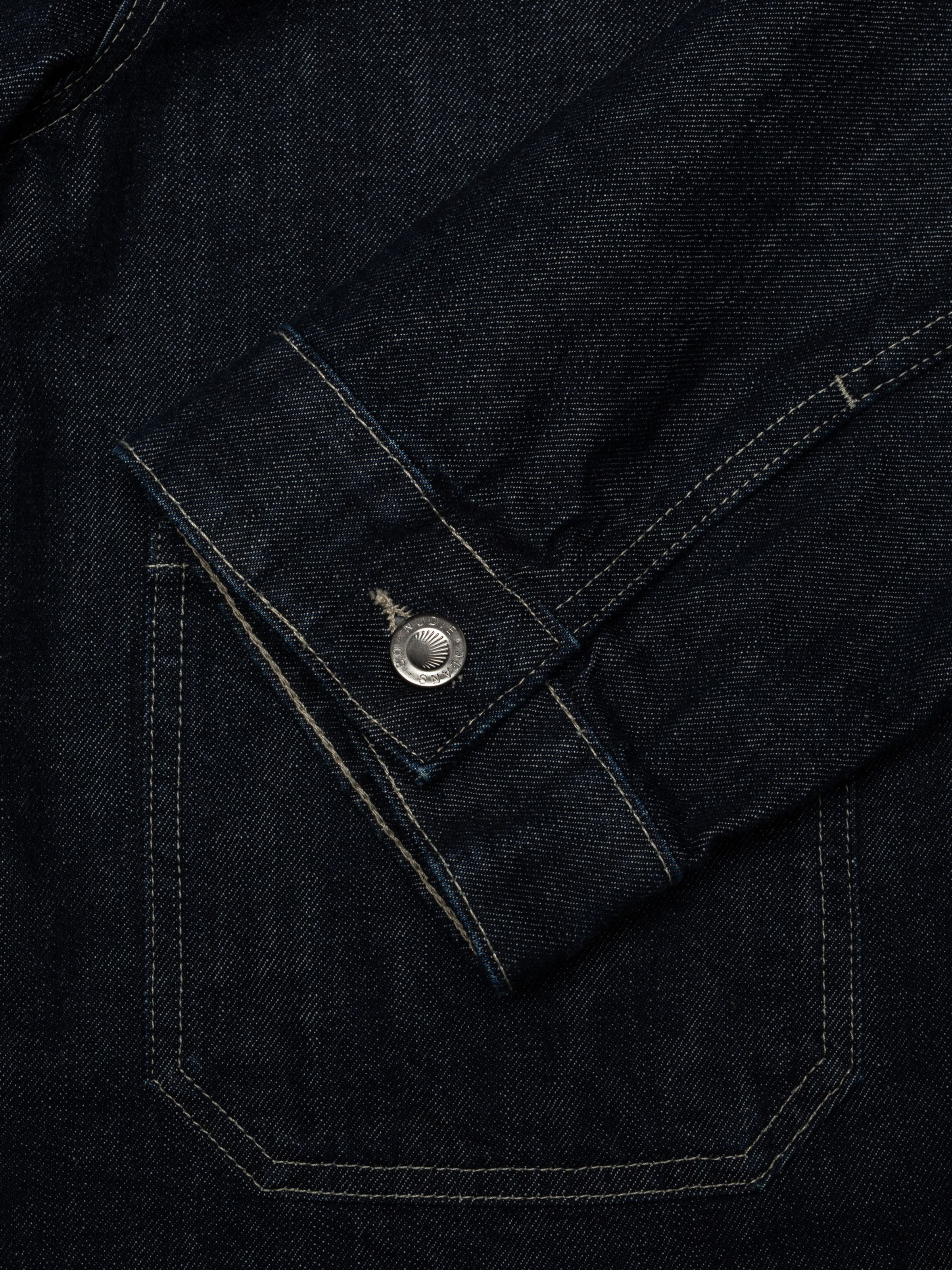 Nudie Jeans Anja Workwear Denim Jacket – Dark Blue