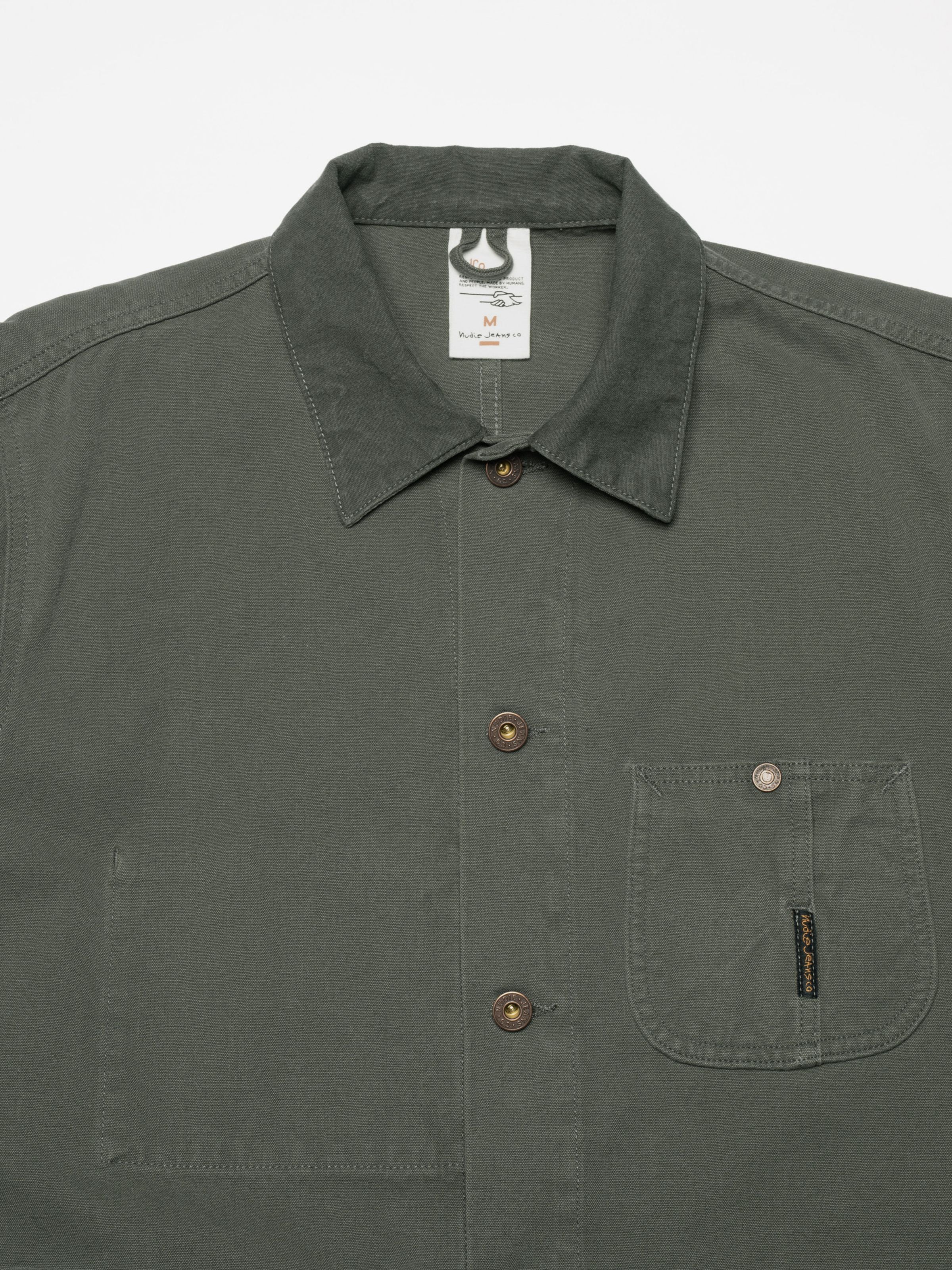 Nudie Jeans - Howie Chore Jacket Duck Canvas - Green